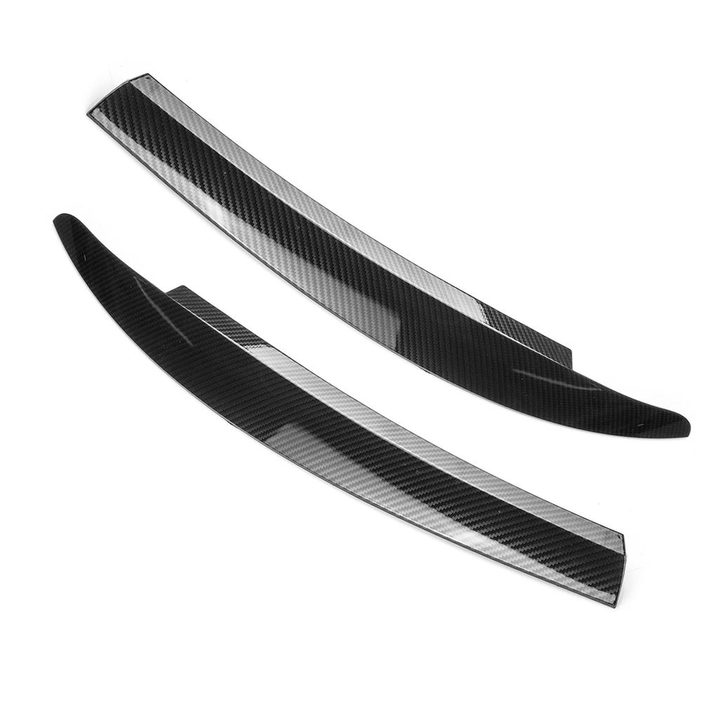 2 pçs pálpebras para vw scirocco r gts 2008 - 2017 lâmpada do farol dianteiro sobrancelha olho tampa guarnição adesivo corpo kit carro