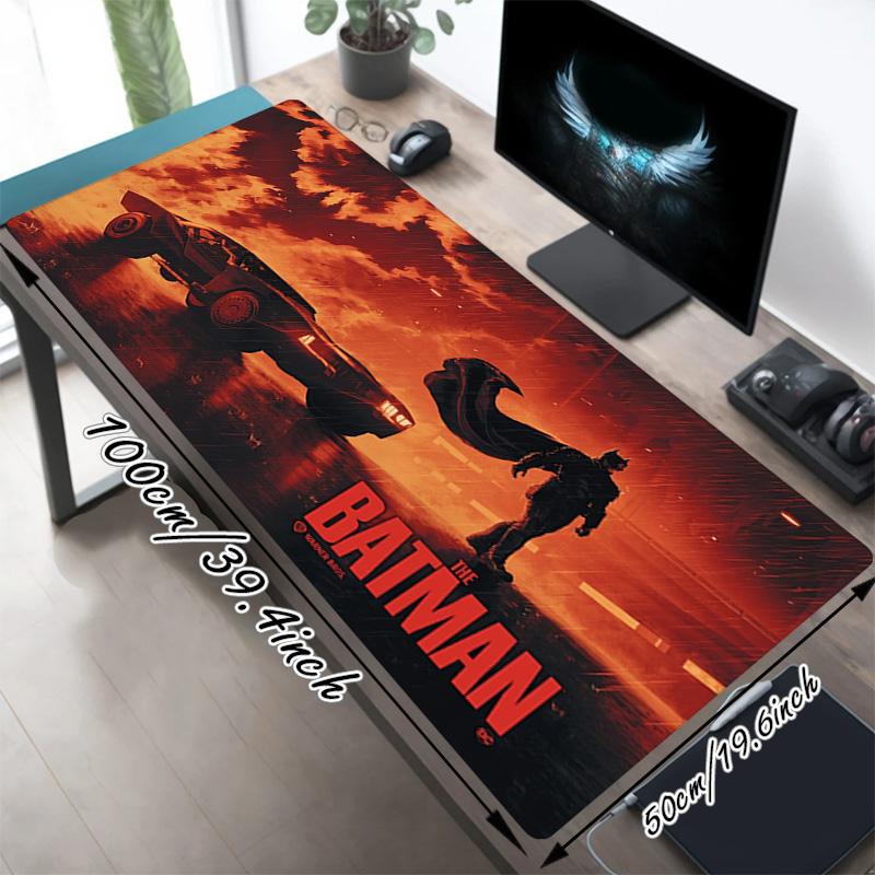 Batman Xl Gaming Mouse Pad Nonslip Rubber Base Stitched Edge Waterproof Desk Mat For Pc Laptop Gamer Office Computer Accessories C92752