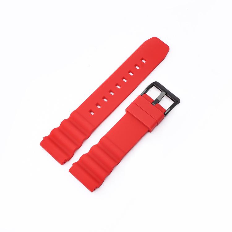 20mm/22mm Silicone Watch Strap for Seiko 007, Citizen, and Abalone Small MM Dive Watches