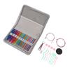 Circular Knitting Needles Set 13cm Detachable Interchangeable Round Knitting Needle Set