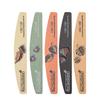 Dual Sided Nail Files for Manicure and Nail Art with Half Moon Shape Durable Emery Boards for Smooth Filing Polishing