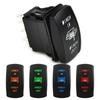 Marine Truck UTV 7 Pin LED Rocker Switch Winch In Out Momentary Control For Off-Road Equipment Accessories