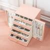 Large Chinese-Style Multi-Layer Jewelry Box with Five Drawers for Earring and Necklace Storage