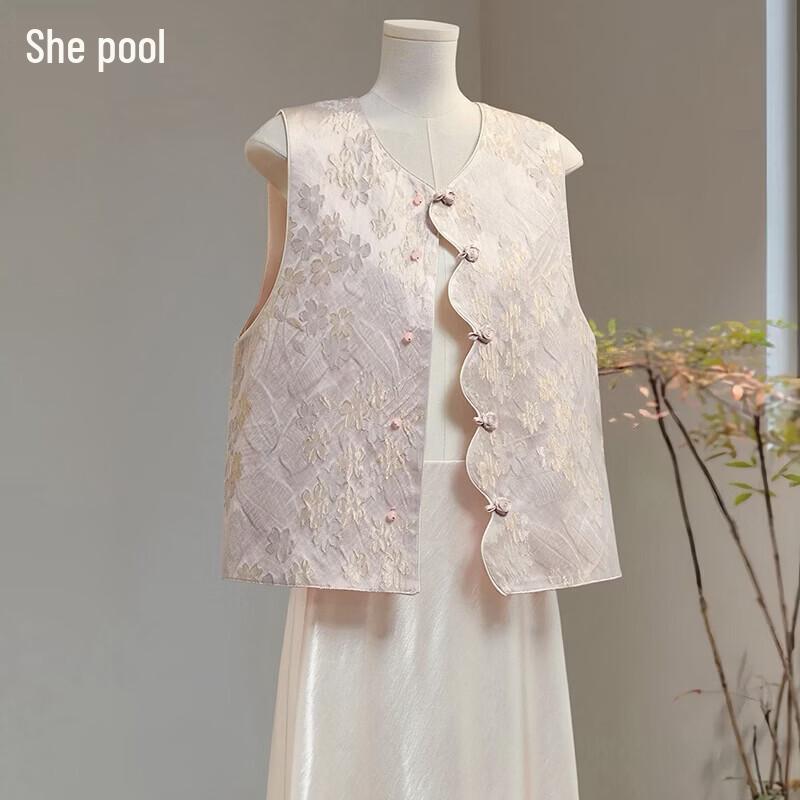 

New Chinese Style Gentle Jacquard Women s Vest