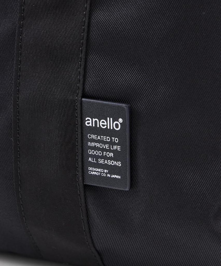 Anello 2-Way Boston Bag, Carry, ATM0952, Black