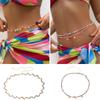 Belly Waist Chain Beaded Chains Metal Chain Body Jewelry Beach Summer Accessory Waist Beads Belt for Women and Girls