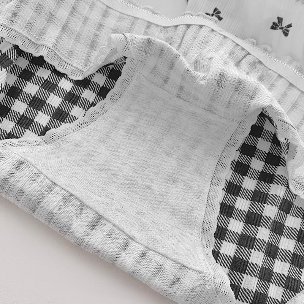 AZBESCZ Thong Panties Bikini Natural Breathable and Stretchy Women's [Cotton, Skin-Friendly, Smooth, Sexy] Low-Rise Panties, Women's Underwear,