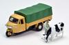 Tomica Limited Vintage Daihatsu CO10T Brown with Figure Finished Product 320104 1/64 LV-12d