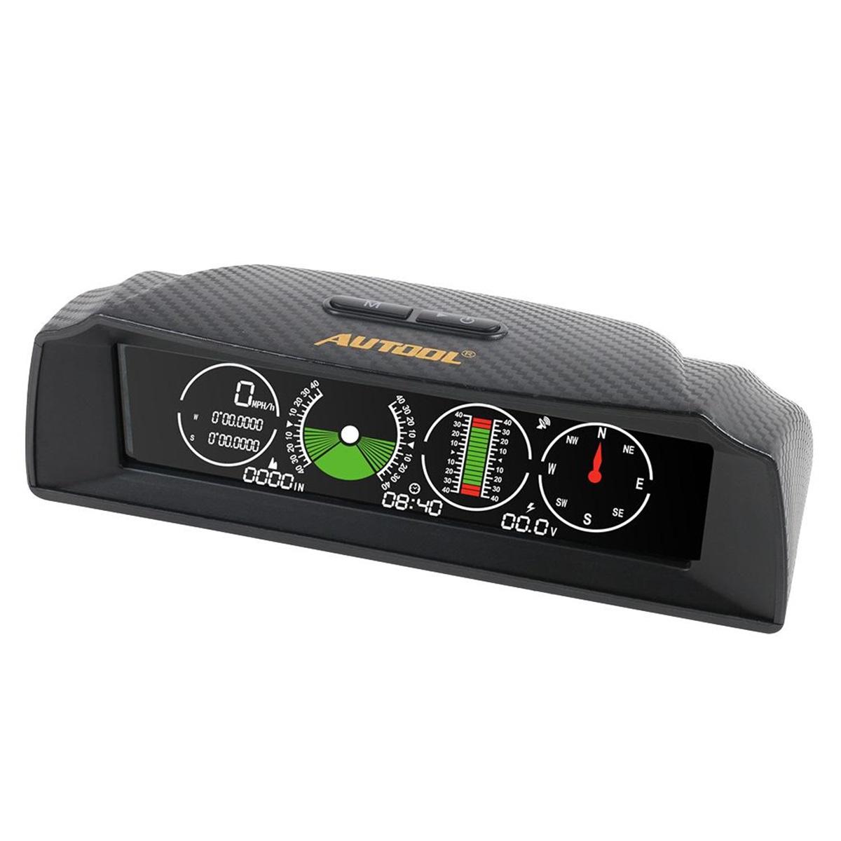 X90 PMH KMH Slope Meter Inclinometer Altimeter Car HUD Automotive X90 PMH KMH Slope Meter - An Inclinometer And Altimeter For Vehicles