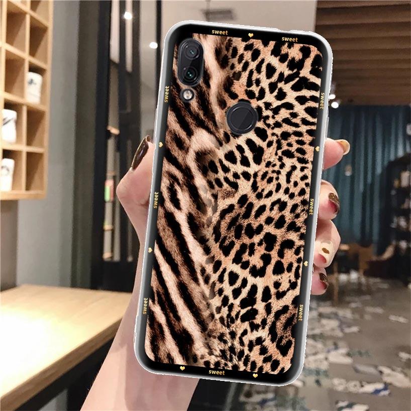 Animal Leopard Print Silicon Phone Case For Xiaomi Redmi Note 10 9S 9 8T 8 Pro 7 5 9T Mi 12T 11T 10T 12 11 Lite 11i A3 Cover