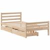 VidaXL Bed Frames Without Mattress 90x200 Cm Solid Pine Wood 3301604
