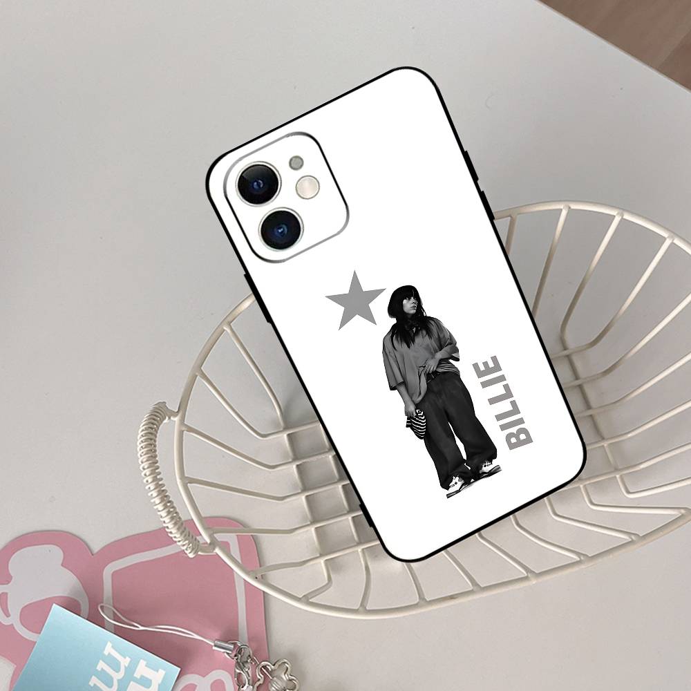 Singer C-BillieS Album Phone Case Black Phone Case For IPhone 17/16/15/13/14 Pro Max/ 11Plus/X/Xr/Xs Max 13mini