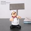 European Chef Figurine - Decorative Ornament for Home, Cafe, Cake Shop, or Living Room