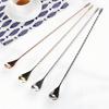 Spiral Pattern Bar Teadrop Spoon Bar Tool Stir Spoon Mixing Cocktail Spoon Bartender Tools Stainless Steel 30/40cm