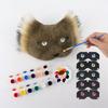 Flexible Mask With Plush Tail DIY Crafting Supply Costume Accessory For Costume And Creative Dressing Up Event