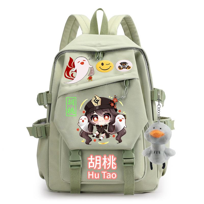 Design student large-capacity backpack girls trendy youth travel Yuanshen schoolbag