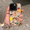 Silver Cartoon Graffiti Shin-chan Matte Phone Case for Apple 14PLUS/15/16PRO/17ProMax