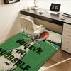 Office Carpet Believe in Yourself Rug for Sofa Protection Under Chairs