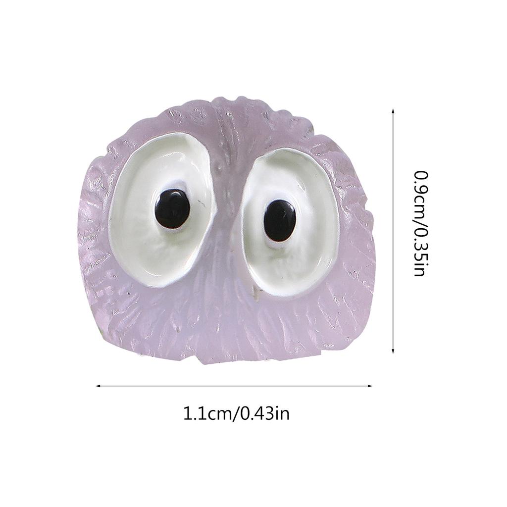 Colorful Glow In the Dark Statues Resin Ball Dust Figurines Add Enchantment To Your Outdoor Area Car Decorations