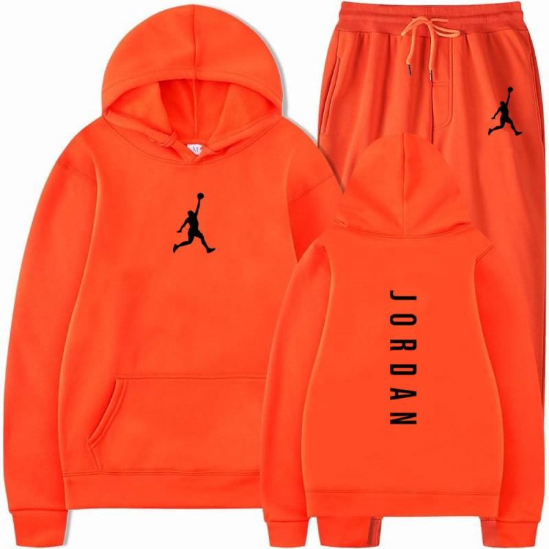 Mens Hoodie Tracksuit Set 2026 Fall Long Sleeve Sportswear Casual Outfit Gym Daily Wear