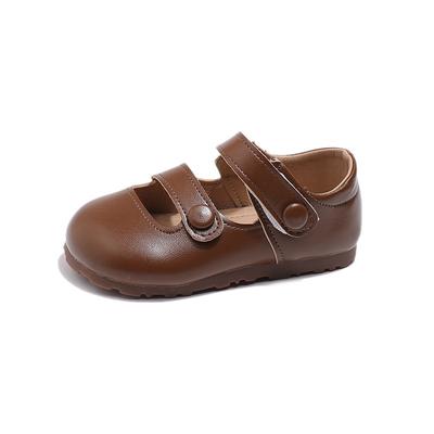 Wersja koreańska Retro Rzymskie Buty Dziecięce Wiosna i Lato Nowe Płytkie Buty Dziewczęce Miękkie Podeszwy Małe Buty Dziecięce Księżniczka Pojedyncze Buty