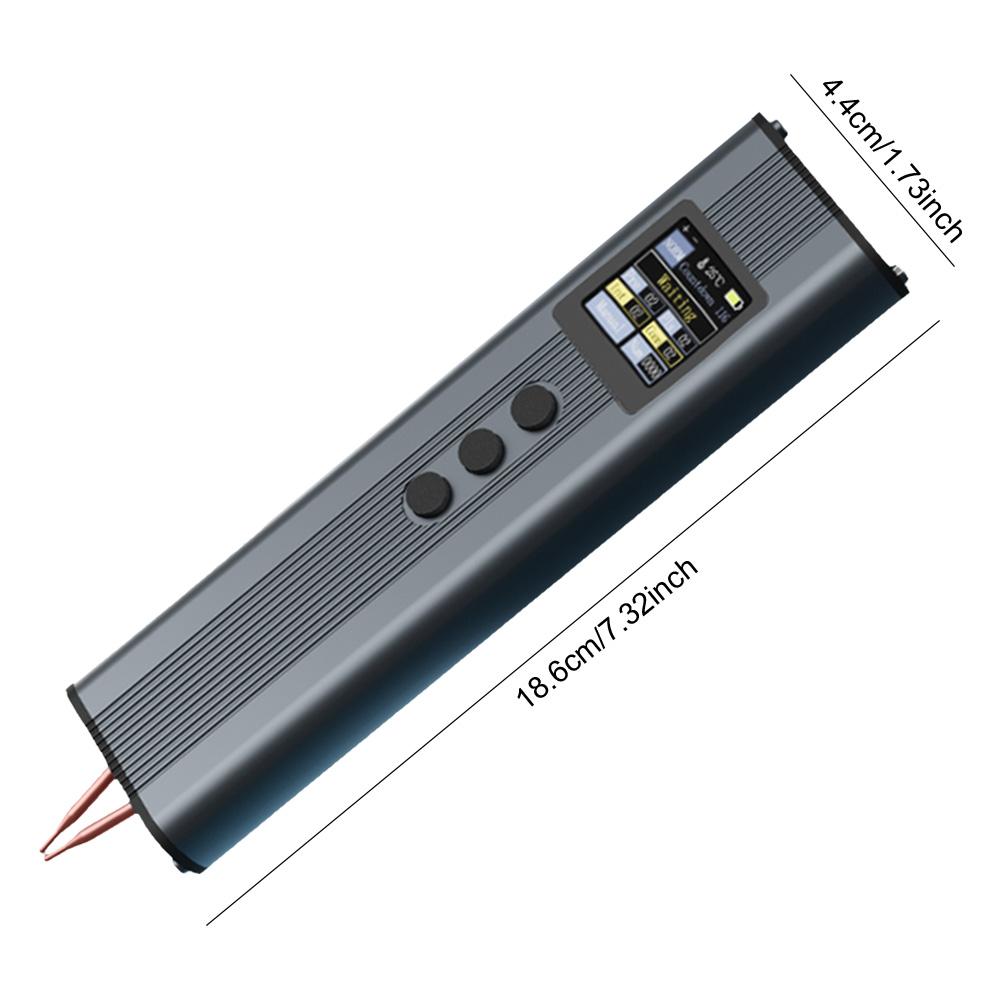 

PSW01 Ручной аппарат для точечной сварки с цифровым дисплеем, мини-аппарат для точечной сварки, 11 передач, регулируемый, с двойным импульсом для аккумулятора 18650, никель