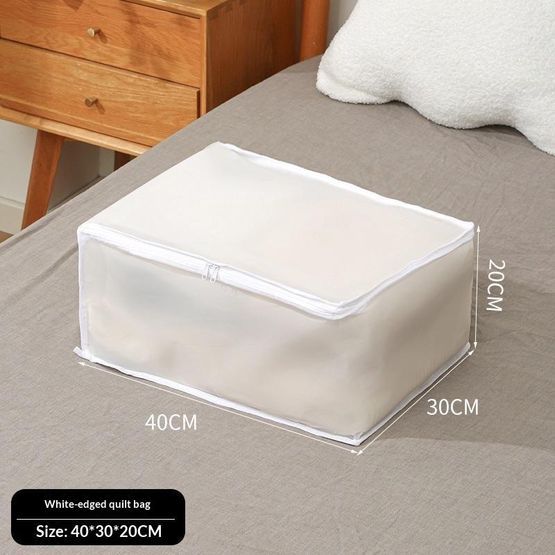Underbed Storage Bag Foldable Quilt Bag Wardrobe Clothes Storage Waterproof Dustproof Organizer Large Capacity Storagebag