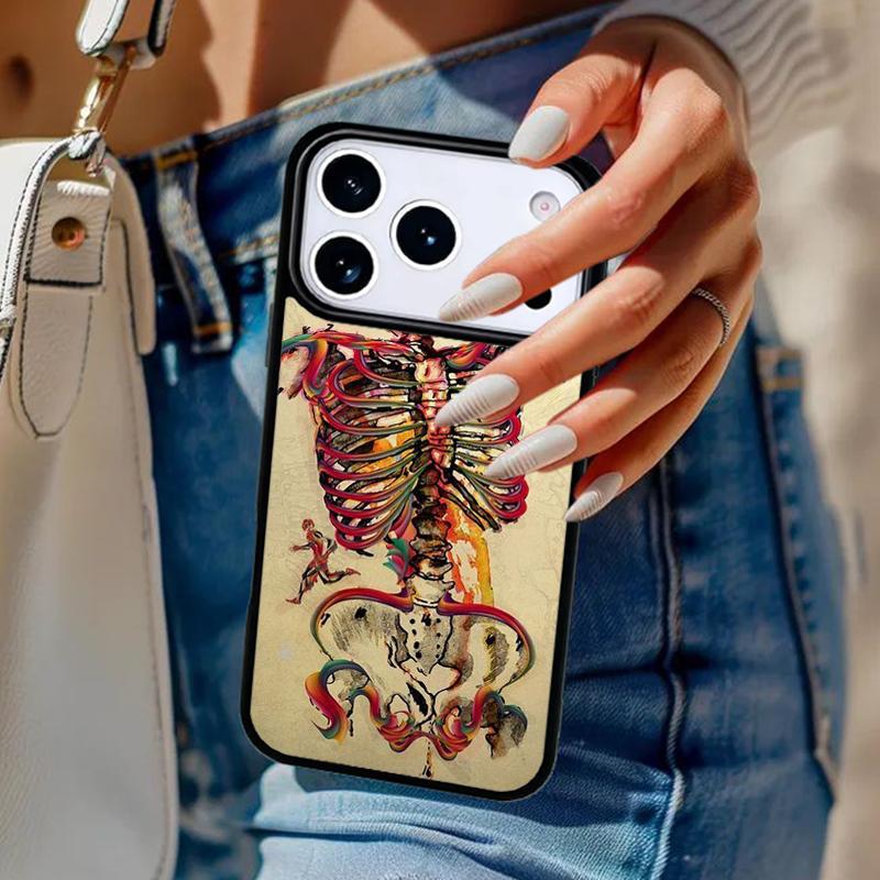 Medical Human Anatomy Phone Case For iPhone 17 Air 14 15 13 12 Max Cover For Apple 16e 11 Pro Max Plus Coque