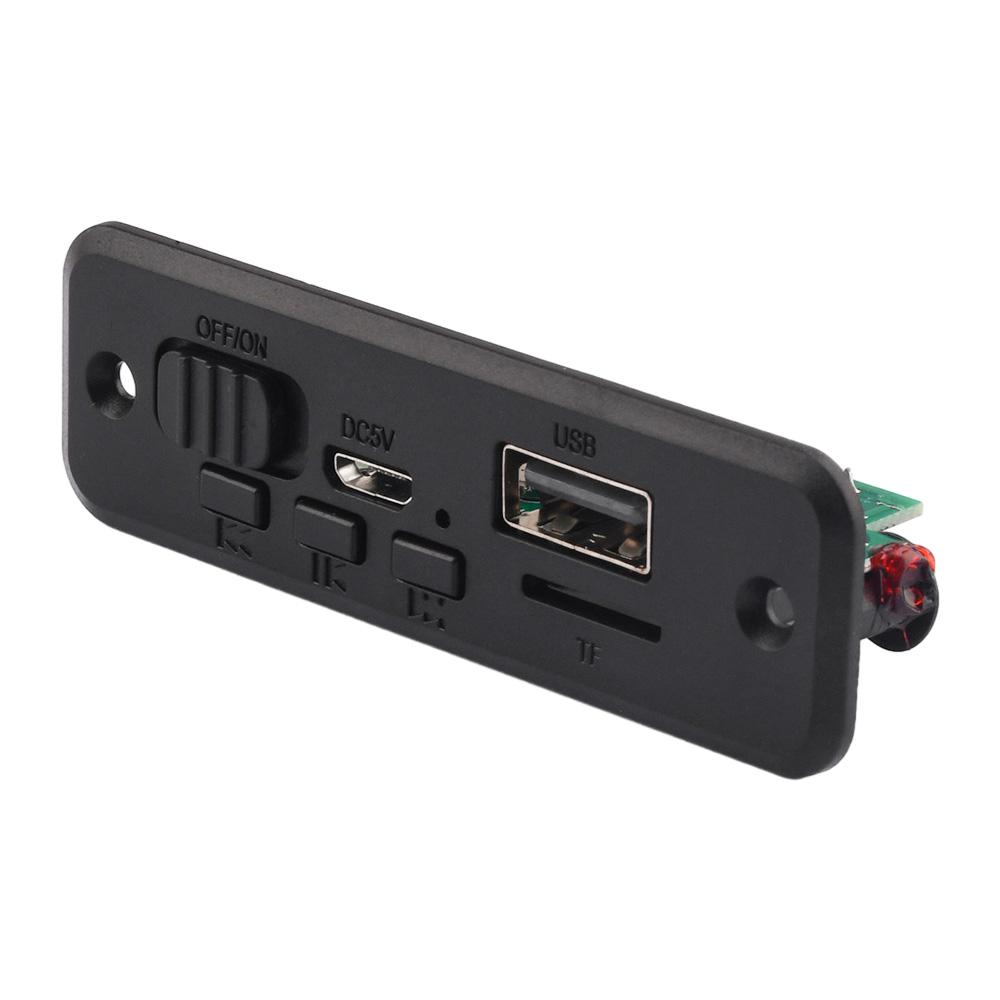 5V Bluetooth 5.0 MP3 Player Decoder Board Car FM Radio Module 2*3W 6W Amplifier Support FM TF USB Handsfree Call Hot