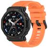 Sweatproof Sport Silicone Straps Multiple Hole Adjustable Universal Fit Flexible Soft Silicone Watch Band for Smartwatches