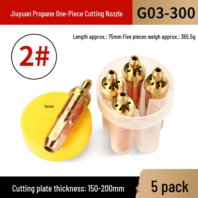 Stainless Steel Propane Cutting Torch Tip for Gas and Oxygen