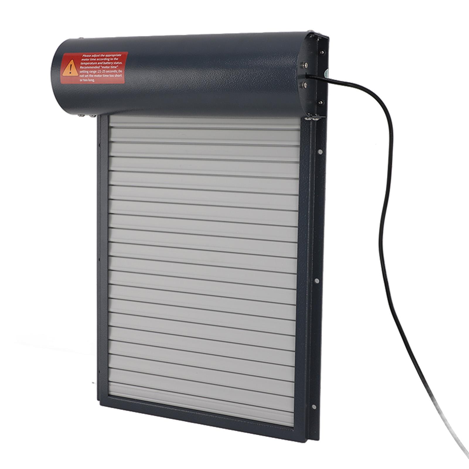 Chicken Doors Grey Solar Powered Time Control Programmable with LED Display Controller Automatic Chicken Coop Door for Farm