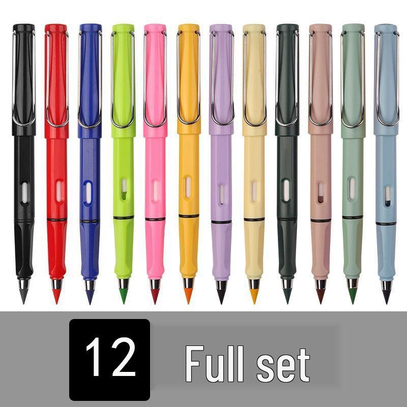 12-Color Everlasting Colored Pencil with Innovative Black Technology