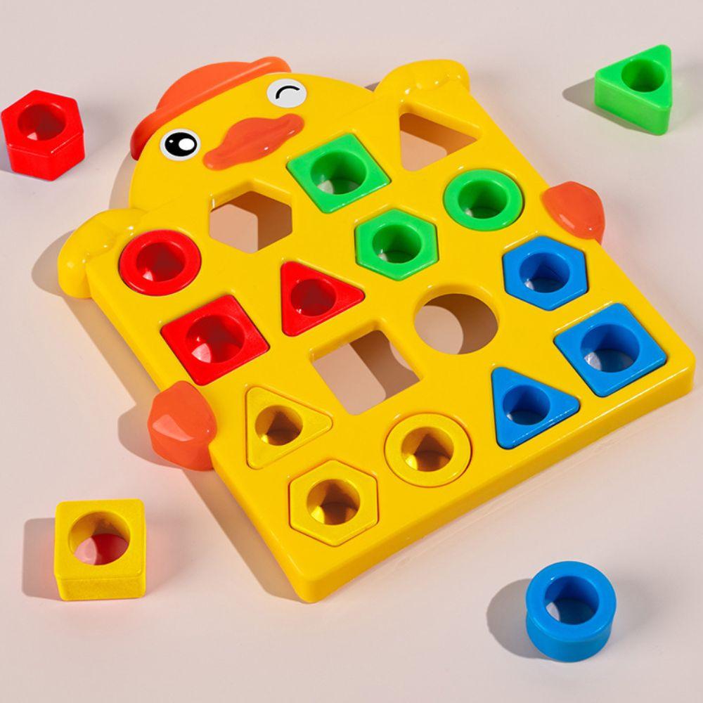 Pattern Cognitive Geometry Shape Matching Toy Montessori Color Recognition Toys  Thinking Training