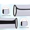 Manguito Aislante para Manguera de Ventilación de Aire Acondicionado Ahorrador de Energía Lavable Cubierta de Ventilación de Conducto de Aire Acondicionado con Correas Ajustables