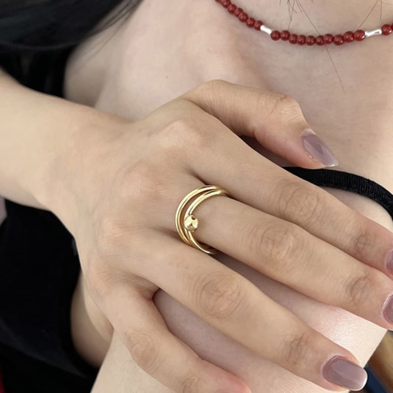 NUDOOR Ball Set Ring