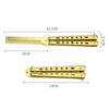 New! Foldable Butterfly Training Knife Not Edged Hollow Stainless Steel Practice Comb Hand Training Tool