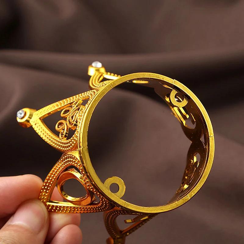 Mini Crown Alloy Princess Crown Kids Hair Accessories Birthday Festival Performance Party Cake Decorating Tool