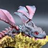 1Pcs 20/30Cm Articulated Dragons Fidget Dragons Desktop Ornaments New 3D Printed Wyvern Dragon With Wings Simulation Model Gift