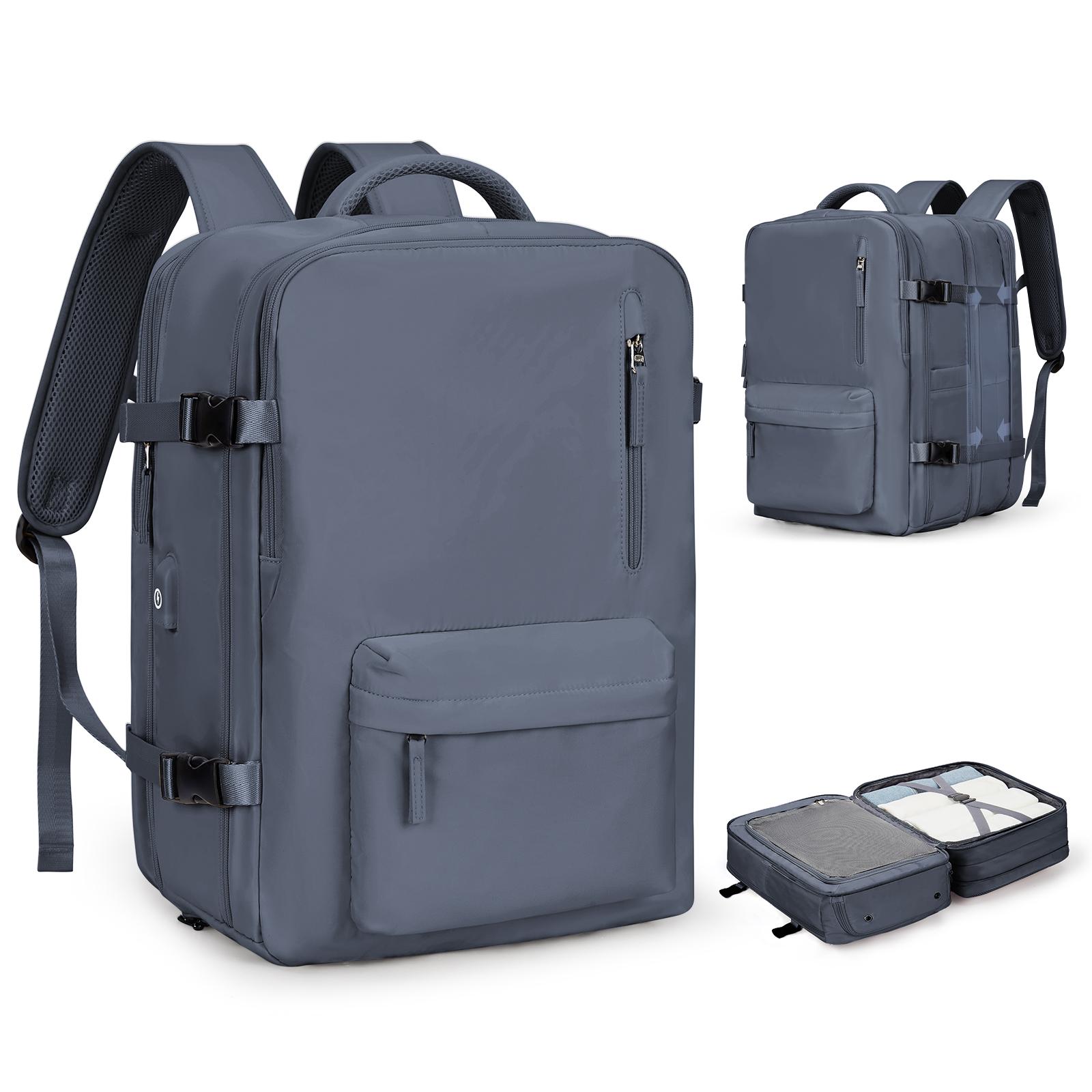 

Очень большой дорожный рюкзак для мужчин и женщин, одобренный для полетов масштабируемый рюкзак для ручной клади, водонепроницаемый походный рюкзак для ноутбука