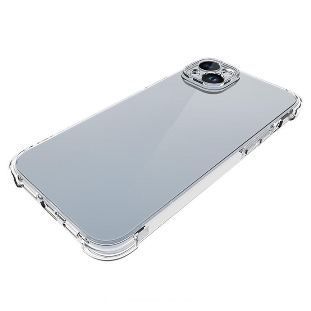 WANLONFENG WL2 Series for iPhone 14 Case 2.0mm TPU Precise Cutouts Phone Cover with 2Pcs Tempered Glass Films