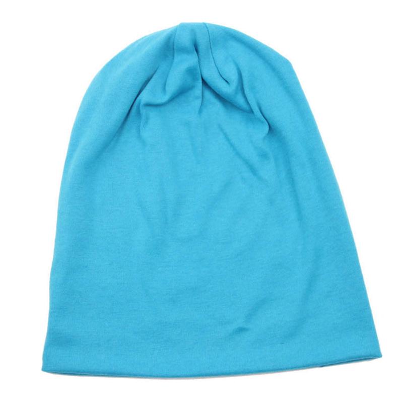 1Pc Cap Oversized Women Ladies Solid Color Mens Skateboard Slouch Beanie Hat Polyester