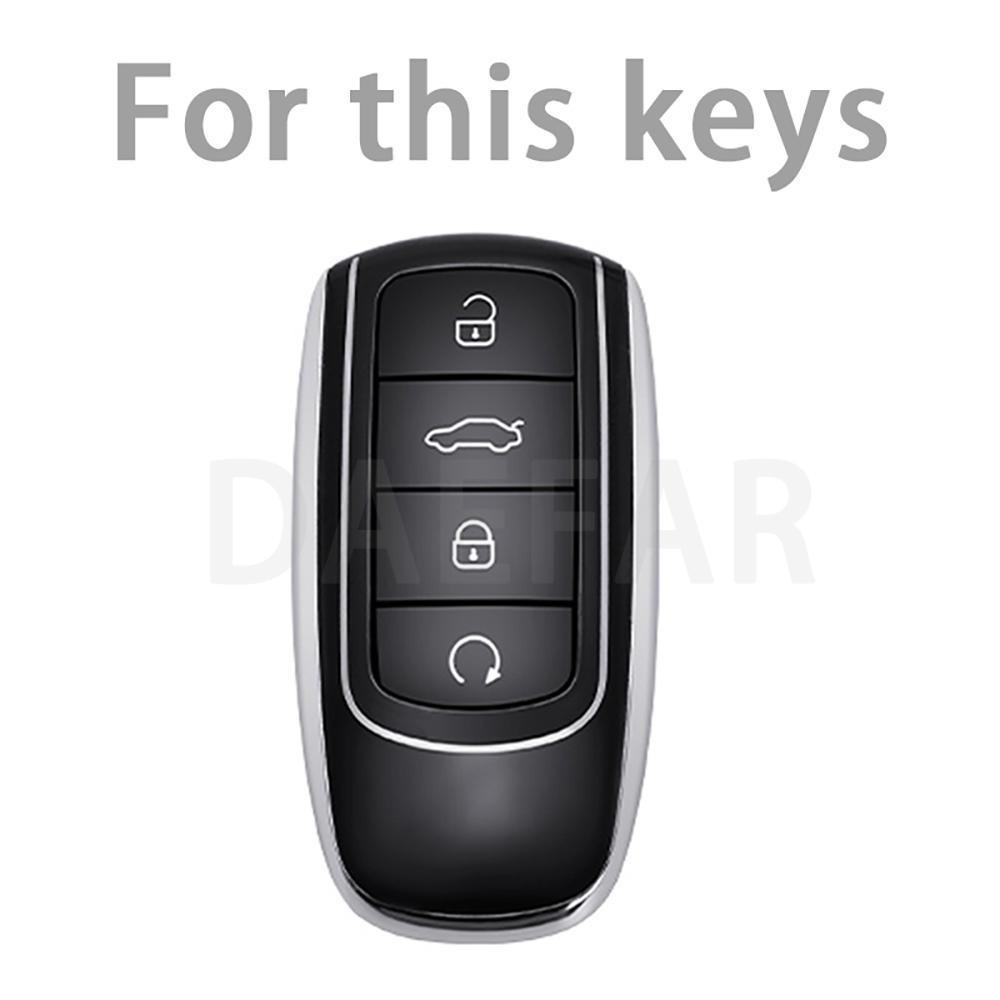 TPU Case Key Fobs for Chery Tiggo 8 PRO / PRO MAX / OMODA 5C / 7 PRO MAX Protective