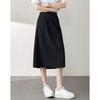 Women's High-Waist Slit Pencil Midi Skirt