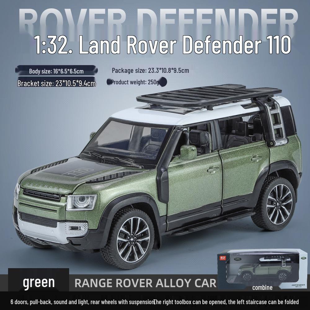 

Qiyi 1:32 Land Rover Defender SUV Alloy Car Model - Business Ornament or Boy s Gift