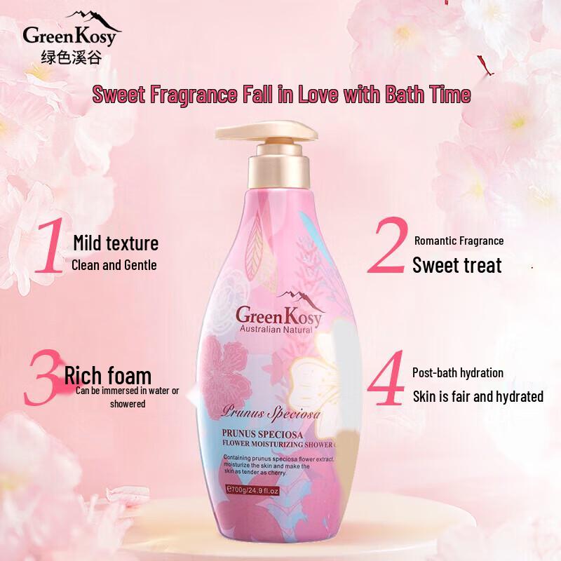 Green Valley Romantic Cherry Blossom Moisturizing Shower Gel