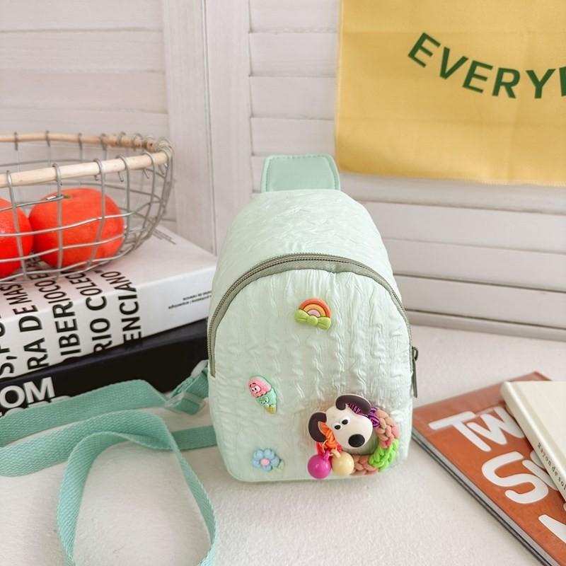 Очаровательная Мультяшная Детская Нагрудная Сумка 2024 Весна Лето Новая Сумка для Закусок с Кроликом Унисекс Детская Сумка Через Плечо StyleI