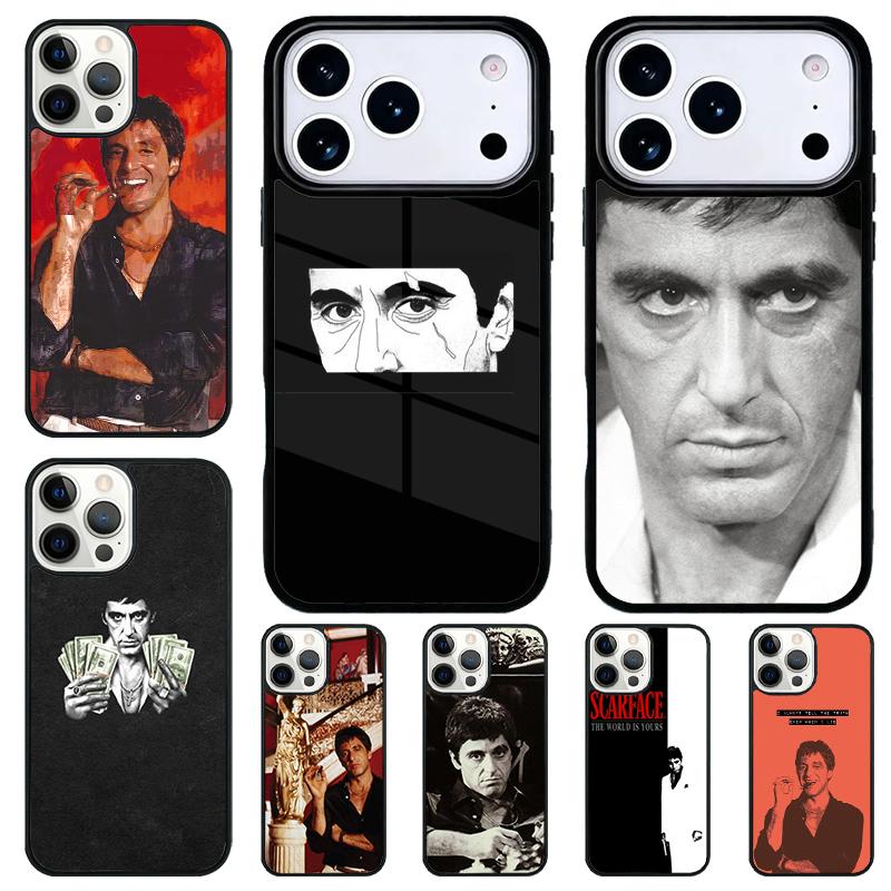Al Pacino Scarface Phone Case for iPhone 17 Air 16 15 11 12 14 13 Pro Max Shockproof Cover