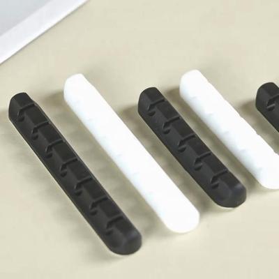 5 Slot Cable Clips USB Cable Organizer Silicone Cable Winder Desktop Tidy Management Clips Cable Holder For Mouse Keyboard Headphone Wire Organizer