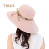 Women Summer Beach Travel Bowknot Wide Brim Sun Hat Reversible Foldable Girls Hats